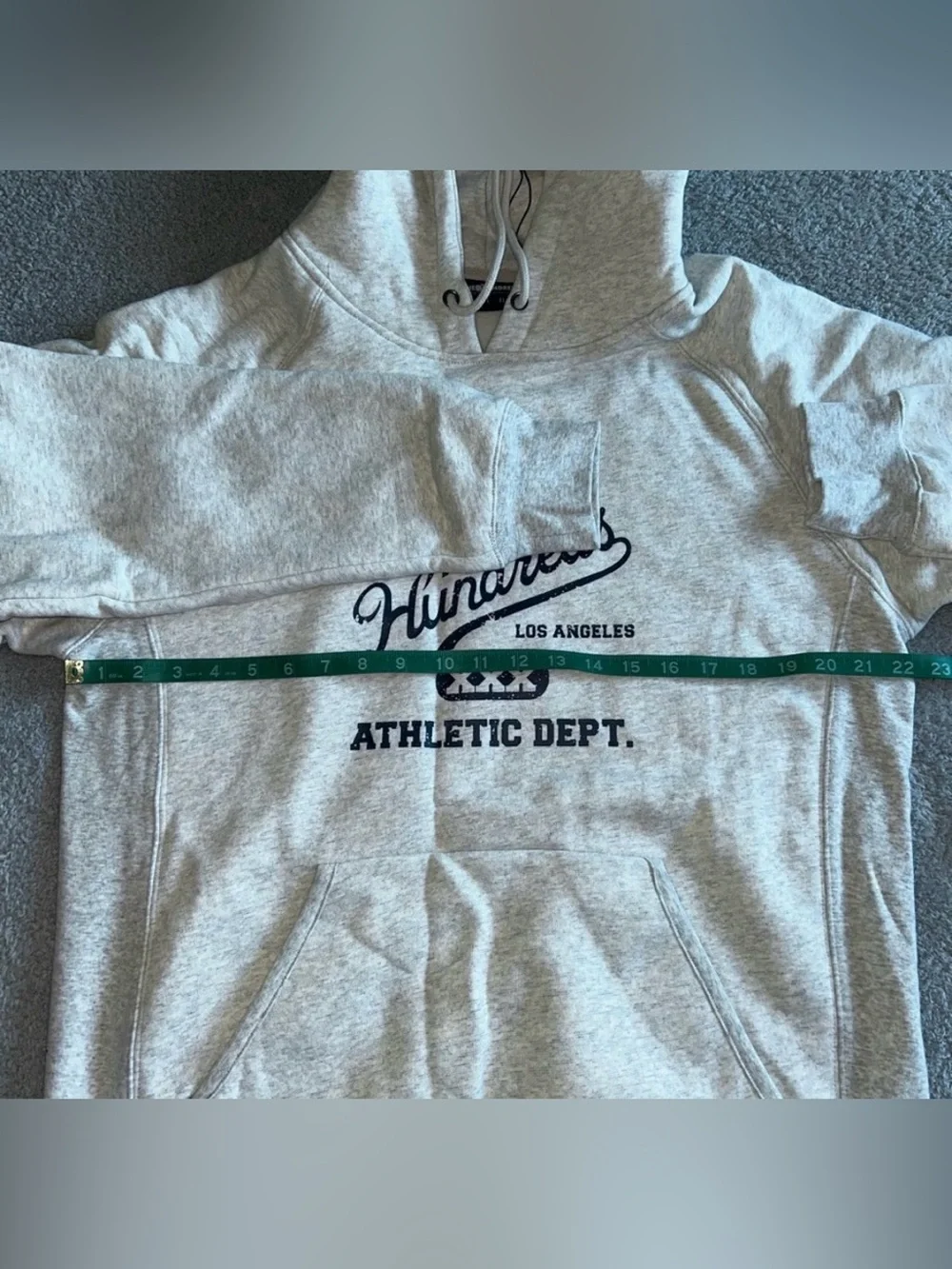 The Hundreds Cream Athletic Dept. Logo Pullover Hoodie size medium